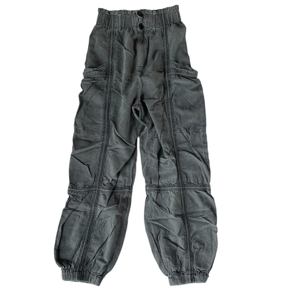Urban Outfitters Gray Loose Fitting Cuffed Baggy Cargo Pockets Pants Size XS